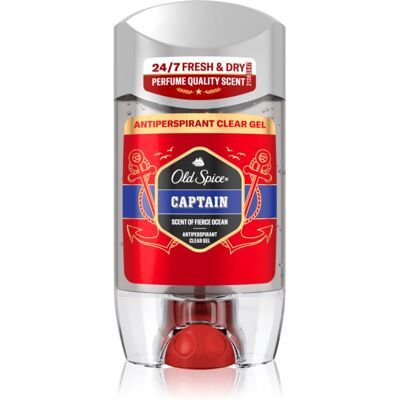Old Spice Captain Antiperspirant Clear Gel Anti Transpirant Gel voor Mannen 70 ml Old Spice Captain Antiperspirant Clear Gel Anti Transpirant Gel voor Mannen 70 ml