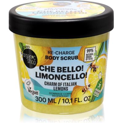 Organic Shop Body Scrub Che Bello! Limoncello! verkwikkende bodyscrub 300 ml Organic Shop Body Scrub Che Bello! Limoncello! verkwikkende bodyscrub 300 ml