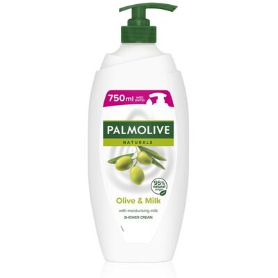 Palmolive Naturals Olive Douche en Bad Crèmegel met Olijf Extract met pompje 750 ml Palmolive Naturals Olive Douche en Bad Crèmegel met Olijf Extract met pompje 750 ml