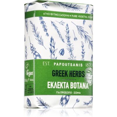 PAPOUTSANIS Greek Herbs Vaste Zeep 150 g PAPOUTSANIS Greek Herbs Vaste Zeep 150 g