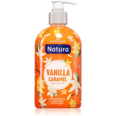 PAPOUTSANIS Natura Vanilla Caramel Vloeibare Zeep 480 ml PAPOUTSANIS Natura Vanilla Caramel Vloeibare Zeep 480 ml