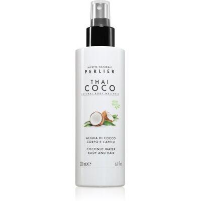 Perlier Thai Coco Coconut Water Body And Hair Geparfumeerde body- en haarmist voor Lichaam en Haar geuren 200 ml Perlier Thai Coco Coconut Water Body And Hair Geparfumeerde body- en haarmist voor Lichaam en Haar geuren 200 ml