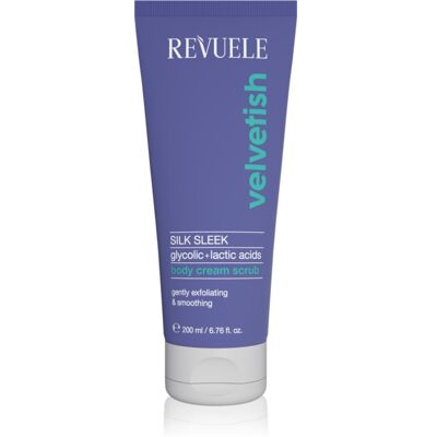 Revuele Velvetish Sleek Body Body Cream Scrub Milde Body Scrub met Glad makende Effect 200 ml Revuele Velvetish Sleek Body Body Cream Scrub Milde Body Scrub met Glad makende Effect 200 ml