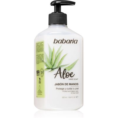 Babaria Aloe Vera Vloeibare Handzeep - Unisex - 500 Ml Babaria Aloe Vera Vloeibare Handzeep - Unisex - 500 Ml