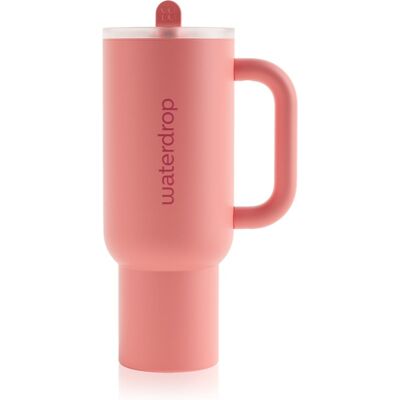 Waterdrop Explorer Tumbler roestvrijstalen tumbler met rietje Pink 1 st Waterdrop Explorer Tumbler roestvrijstalen tumbler met rietje Pink 1 st