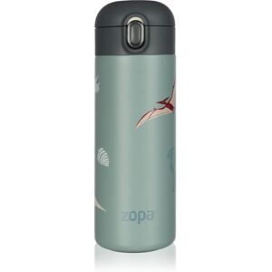 Zopa Thermo Bottle with Drinking Spout thermos met rietje Dino 400 ml Zopa Thermo Bottle with Drinking Spout thermos met rietje Dino 400 ml