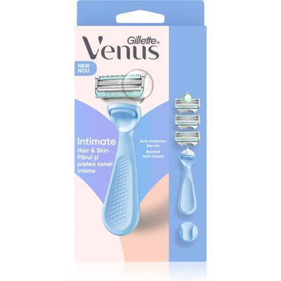 Gillette Venus Intimate Dames Scheermes voor het bijwerken van de bikinilijn + navulmesjes 3 st Gillette Venus Intimate Dames Scheermes voor het bijwerken van de bikinilijn + navulmesjes 3 st