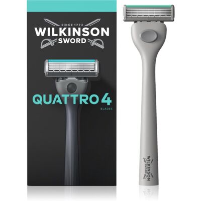 Wilkinson Sword Quattro Scheerapparaat voor Mannen 1 st Wilkinson Sword Quattro Scheerapparaat voor Mannen 1 st