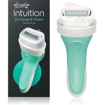 Wilkinson Sword Intuition 2in1 Soap & Shave Sensitive Scheerapparaat 1 st Wilkinson Sword Intuition 2in1 Soap & Shave Sensitive Scheerapparaat 1 st