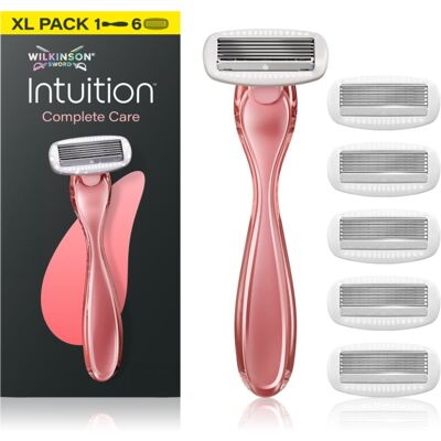 Wilkinson Sword Intuition Complete Scheerapparaat + Vervangbare Scheermesjes 6st. Wilkinson Sword Intuition Complete Scheerapparaat + Vervangbare Scheermesjes 6st.