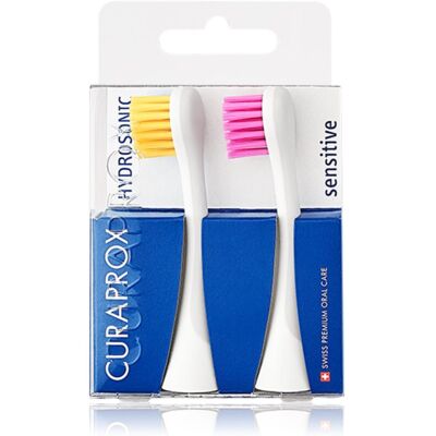 Curaprox Hydrosonic Sensitive Vervangende Opzetstuk voor Tandenborstel 2 st Curaprox Hydrosonic Sensitive Vervangende Opzetstuk voor Tandenborstel 2 st