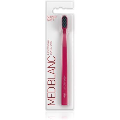 Mediblanc 4990 Super Zachte Tandenborstel - Unisex Donker Roze Mediblanc 4990 Super Zachte Tandenborstel - Unisex Donker Roze