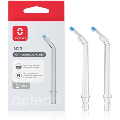 Oclean N23-W10 Lite Orthodontics vervangspuitkop 2 st Oclean N23-W10 Lite Orthodontics vervangspuitkop 2 st