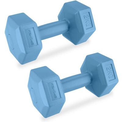 Spokey Monster Zeskantige Dumbbell Set - Fitnessapparatuur Spokey Monster Zeskantige Dumbbell Set - Fitnessapparatuur