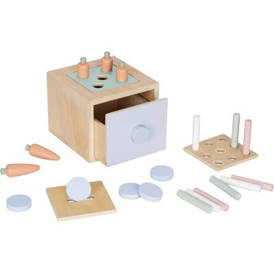 eliNeli Educational Box 3 in 1 set speeltjes van hout 1 st eliNeli Educational Box 3 in 1 set speeltjes van hout 1 st