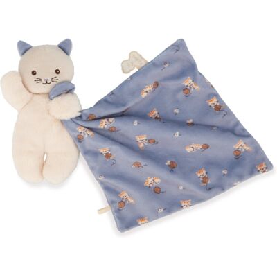 Kaloo Carre Douceur pluche knuffel Violet Cat 1 st Kaloo Carre Douceur pluche knuffel Violet Cat 1 st