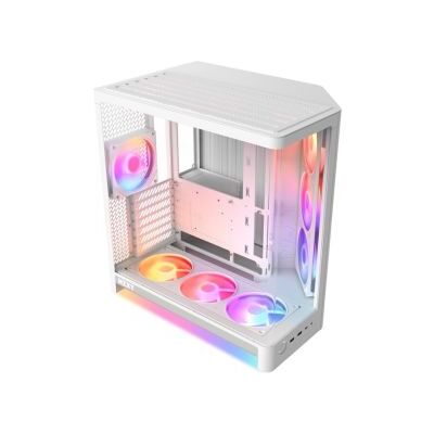 NZXT H6 RGB+ - 2026 - White NZXT H6 RGB+ - 2026 - White