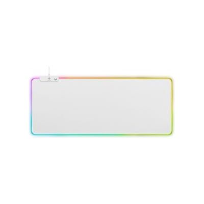 Deltaco GAM-079-W RGB Muismat Wit Deltaco GAM-079-W RGB Muismat Wit