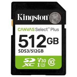 Kingston SD Canvas Select Plus Gen3 512GB Kingston SD Canvas Select Plus Gen3 512GB