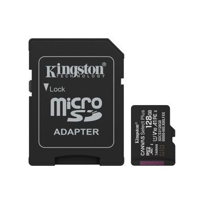 Kingston MicroSD Canvas Select Plus Gen3 128GB + Adapter Kingston MicroSD Canvas Select Plus Gen3 128GB + Adapter