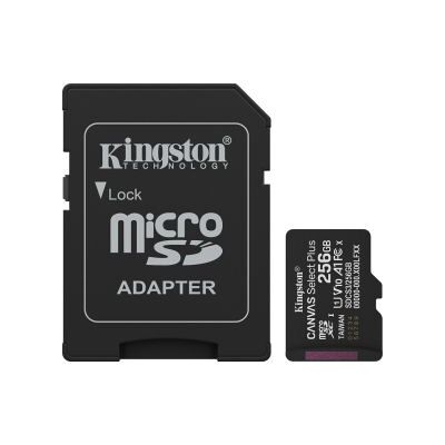 Kingston MicroSD Canvas Select Plus Gen3 256GB + Adapter Kingston MicroSD Canvas Select Plus Gen3 256GB + Adapter