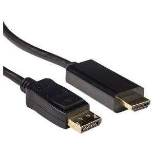 ACT Verloopkabel DisplayPort male naar HDMI-A male 3,00 m ACT Verloopkabel DisplayPort male naar HDMI-A male 3,00 m