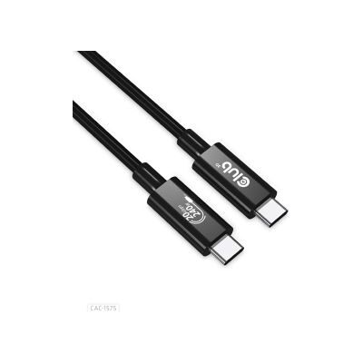 Club 3D Club3D USB4 Gen 2x2 20Gbps 240W USB Type-C 2m USB-IF gecertificeerd Club 3D Club3D USB4 Gen 2x2 20Gbps 240W USB Type-C 2m USB-IF gecertificeerd