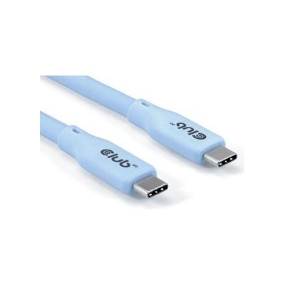 Club 3D Club3D USB4 Gen 3x2 20Gbps 240W USB Type-C 2m Blauw Club 3D Club3D USB4 Gen 3x2 20Gbps 240W USB Type-C 2m Blauw