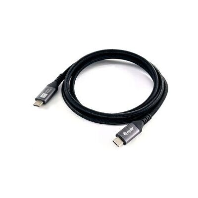 Equip 128380 USB-kabel USB4 Gen 3x2 0,5 m USB C Zwart Equip 128380 USB-kabel USB4 Gen 3x2 0,5 m USB C Zwart