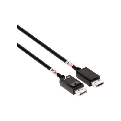 Club 3D CLUB3D DisplayPort 2.1 Bi-Directional DP80 Certified 8K240Hz, 10K60Hz M/M 1.6m Club 3D CLUB3D DisplayPort 2.1 Bi-Directional DP80 Certified 8K240Hz, 10K60Hz M/M 1.6m