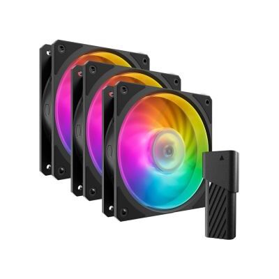 Cooler Master Mobius 120P ARGB 3-Pack Fan Kit Cooler Master Mobius 120P ARGB 3-Pack Fan Kit