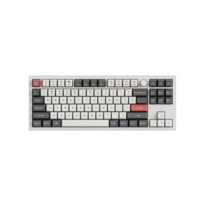 Keychron Q3 Ultra Wit Silk POM Red Switch 8K Draadloos Mechanisch Toetsenbord Keychron Q3 Ultra Wit Silk POM Red Switch 8K Draadloos Mechanisch Toetsenbord
