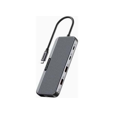 Sitecom 8 in 1 USB-C Power Delivery Multiport Adapter Pro 1x HDMI 1x DP Sitecom 8 in 1 USB-C Power Delivery Multiport Adapter Pro 1x HDMI 1x DP