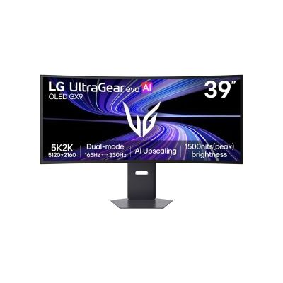 LG Ultragear 39GX950B-B 39 Wide Quad HD 165Hz Dual Mode Curved OLED gaming monitor LG Ultragear 39GX950B-B 39 Wide Quad HD 165Hz Dual Mode Curved OLED gaming monitor