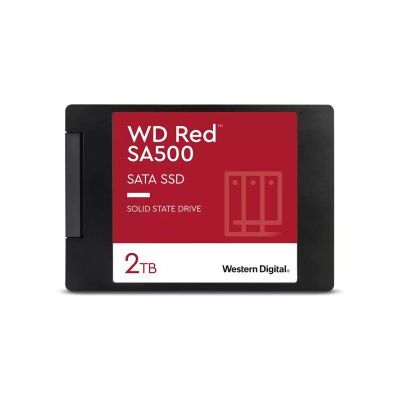 Western Digital Red SA500 2TB SSD - 2,5 inch SATA NAS schijf Western Digital Red SA500 2TB SSD - 2,5 inch SATA NAS schijf