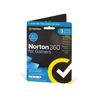 Norton 360 for Gamers 1 jaar gratis Norton 360 for Gamers 1 jaar gratis