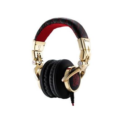 Thermaltake Tt eSPORTS DRACCO Signature Hoofdtelefoons Bedraad Hoofdband Gamen Zwart, Goud, Rood Thermaltake Tt eSPORTS DRACCO Signature Hoofdtelefoons Bedraad Hoofdband Gamen Zwart, Goud, Rood
