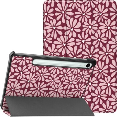 imoshion Design Trifold Bookcase voor de Samsung Galaxy Tab S9 11.0 inch / S10 Lite / S10 FE / S9 FE 10.9 inch - Bloom Love Blush imoshion Design Trifold Bookcase voor de Samsung Galaxy Tab S9 11.0 inch / S10 Lite / S10 FE / S9 FE 10.9 inch - Bloom Love Blush