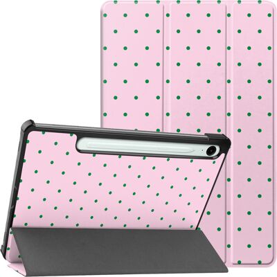 imoshion Design Trifold Bookcase voor de Samsung Galaxy Tab S9 11.0 inch / S10 Lite / S10 FE / S9 FE 10.9 inch - Happy Dots imoshion Design Trifold Bookcase voor de Samsung Galaxy Tab S9 11.0 inch / S10 Lite / S10 FE / S9 FE 10.9 inch - Happy Dots
