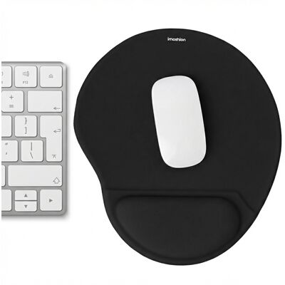 imoshion Ergonomische muismat - Muismat met polssteun - 30 x 25 cm - Zwart imoshion Ergonomische muismat - Muismat met polssteun - 30 x 25 cm - Zwart