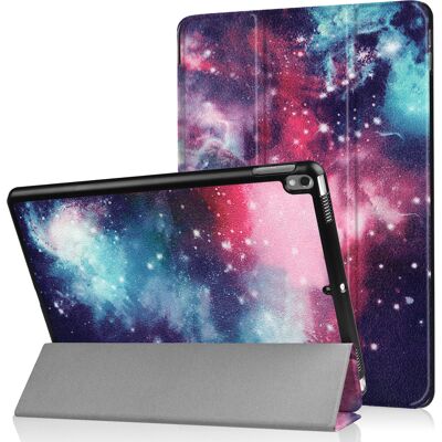 imoshion Design Trifold Bookcase voor de Apple iPad Air 3 (2019) / Pro 10.5 (2017) - Space imoshion Design Trifold Bookcase voor de Apple iPad Air 3 (2019) / Pro 10.5 (2017) - Space