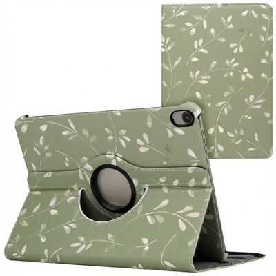 imoshion 360° Draaibare Design Bookcase voor de Apple iPad Air 5 (2022) / Air 4 (2020) - Green Flowers imoshion 360° Draaibare Design Bookcase voor de Apple iPad Air 5 (2022) / Air 4 (2020) - Green Flowers