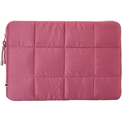 Selencia Puffy Laptop hoes 13-14 inch - Laptopsleeve - Magenta Fire Selencia Puffy Laptop hoes 13-14 inch - Laptopsleeve - Magenta Fire