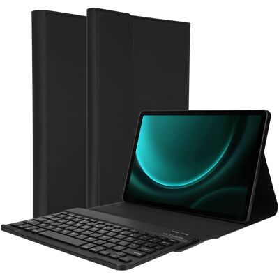 Accezz Bluetooth Keyboard Bookcase voor de Samsung Galaxy Tab S10 FE / S9 FE - QWERTY / NL - Zwart Accezz Bluetooth Keyboard Bookcase voor de Samsung Galaxy Tab S10 FE / S9 FE - QWERTY / NL - Zwart