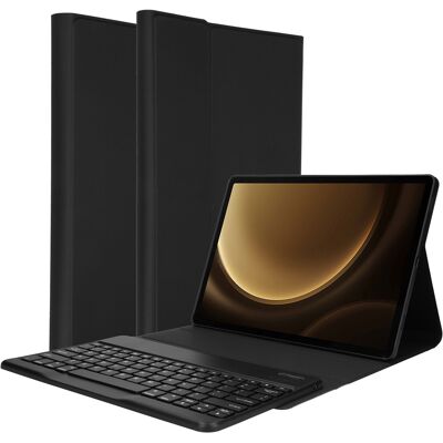 Accezz Bluetooth Keyboard Bookcase voor de Samsung Galaxy Tab S9 FE Plus - QWERTY / NL - Zwart Accezz Bluetooth Keyboard Bookcase voor de Samsung Galaxy Tab S9 FE Plus - QWERTY / NL - Zwart