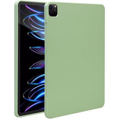 Accezz Liquid Silicone Backcover met penhouder voor de Apple iPad Pro 12.9 (2022) / Pro 12.9 (2021) / Pro 12.9 (2020) - Lichtgroen Accezz Liquid Silicone Backcover met penhouder voor de Apple iPad Pro 12.9 (2022) / Pro 12.9 (2021) / Pro 12.9 (2020) - Lichtgroen