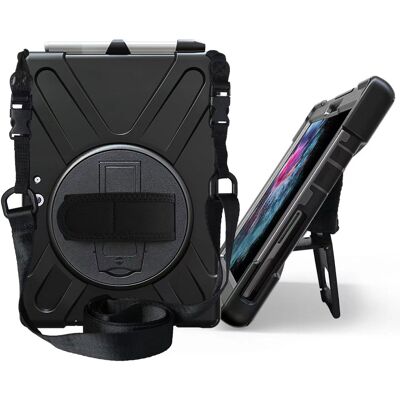 Accezz Full Protective backcover met strap voor de Samsung Galaxy Tab Active 5 Pro / 4 Pro - Zwart Accezz Full Protective backcover met strap voor de Samsung Galaxy Tab Active 5 Pro / 4 Pro - Zwart