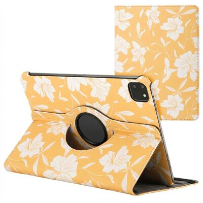 imoshion 360° Draaibare Design Bookcase voor de Apple iPad Pro 11 (2025) M5 / (2024) M4 - Yellow Flowers imoshion 360° Draaibare Design Bookcase voor de Apple iPad Pro 11 (2025) M5 / (2024) M4 - Yellow Flowers