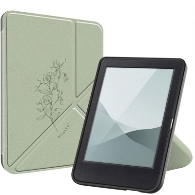 imoshion Design Vouwbare Bookcase voor de Kobo Clara Colour / BW - Floral Green imoshion Design Vouwbare Bookcase voor de Kobo Clara Colour / BW - Floral Green