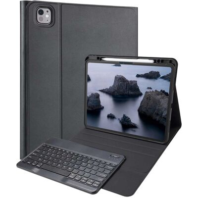 Accezz Bluetooth Keyboard Bookcase voor de Apple iPad Pro 13 (2025) M5 / (2024) M4 - AZERTY / FR - Zwart Accezz Bluetooth Keyboard Bookcase voor de Apple iPad Pro 13 (2025) M5 / (2024) M4 - AZERTY / FR - Zwart